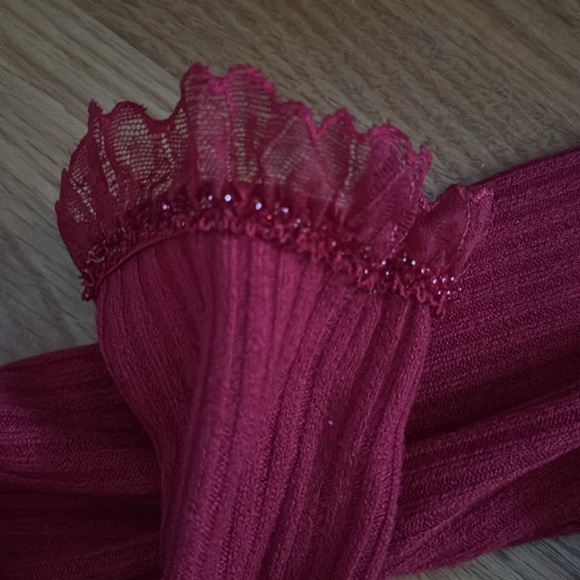 Red Ruffle Top - Picture 4 of 4